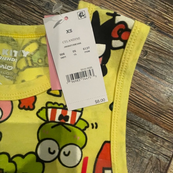 Sanrio Hello Kitty Tank. New with Tags XS - Picture 2 of 2